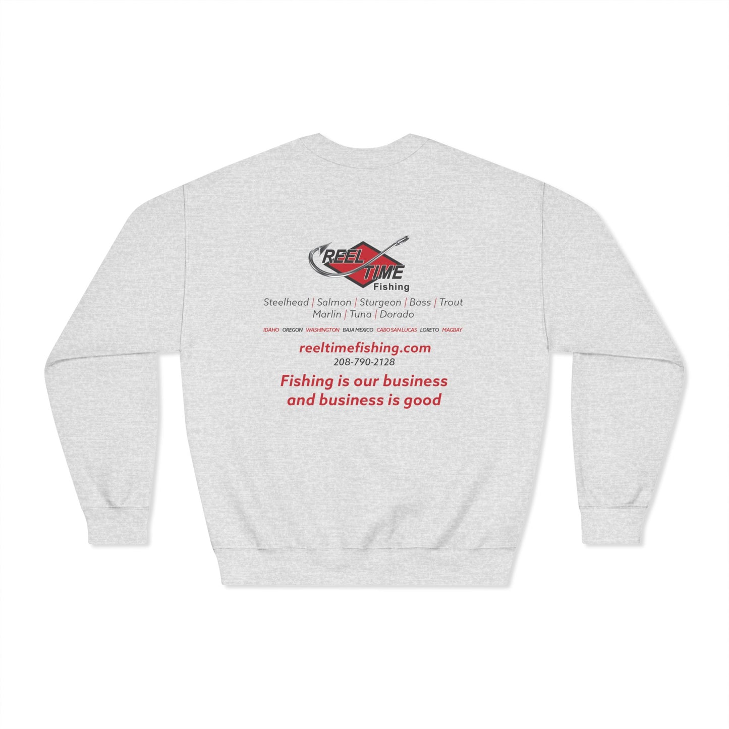 Heavy Reel Time Fishing Crewneck Sweatshirt