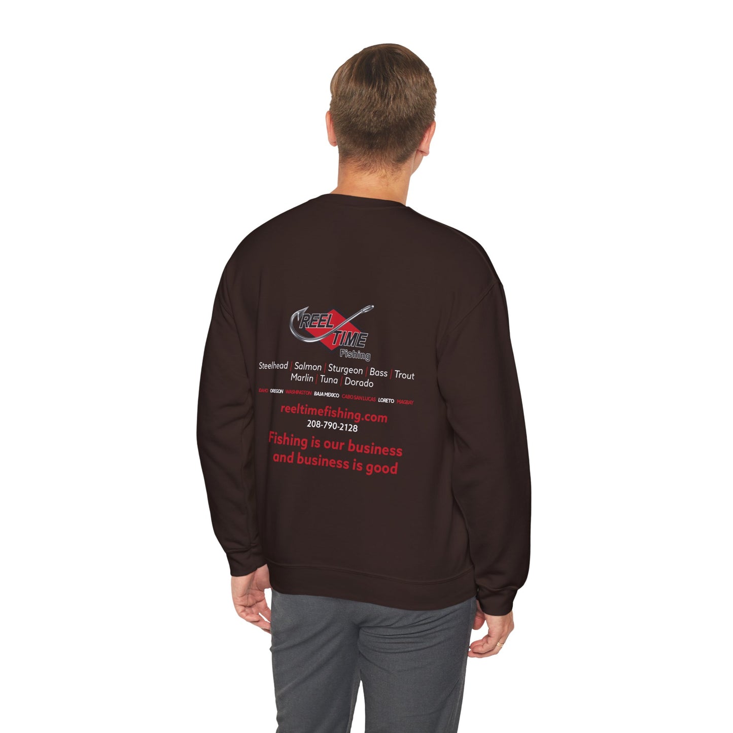 Light-Mid Weight Reel Time Fishing Sweatshirt