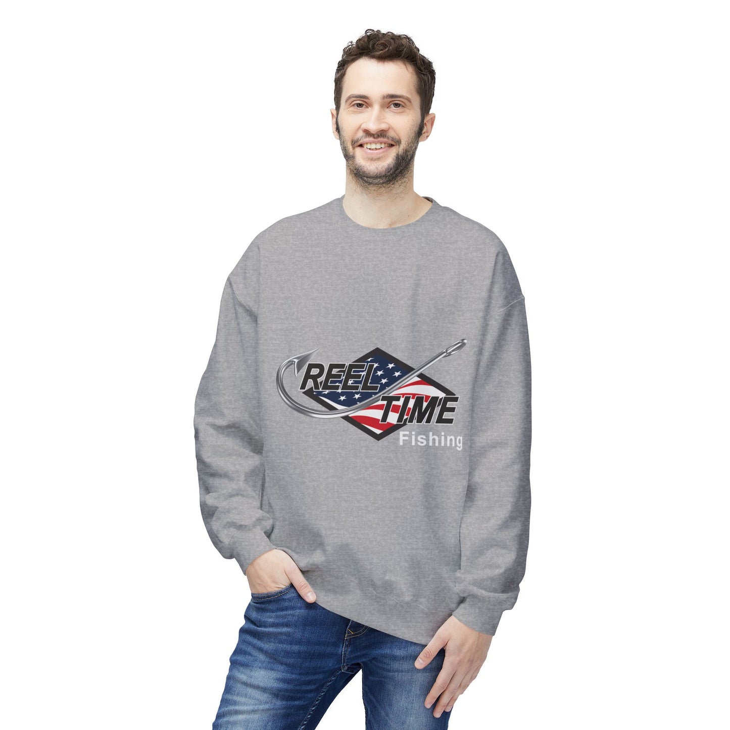 Mid-Weight Reel Time Fishing Crewneck Sweatshirt