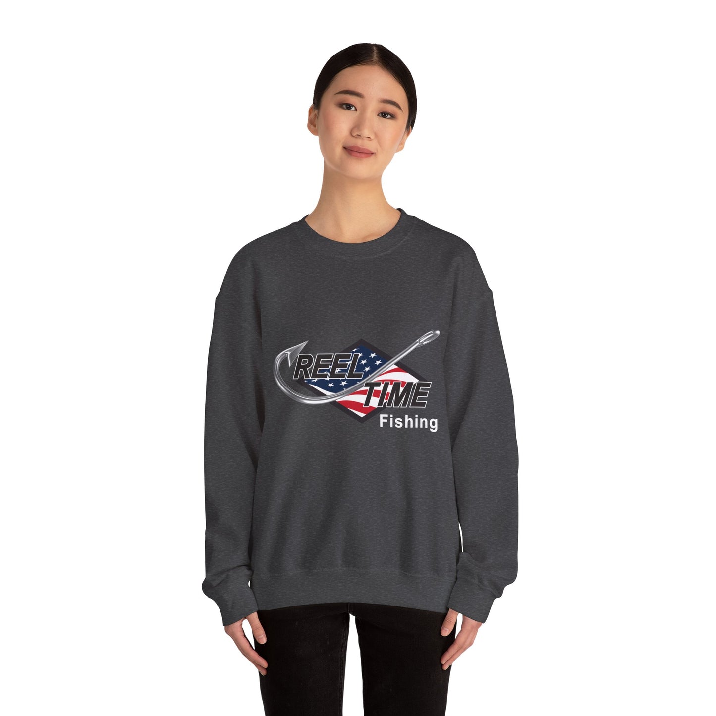 Light-Mid Weight Reel Time Fishing Sweatshirt