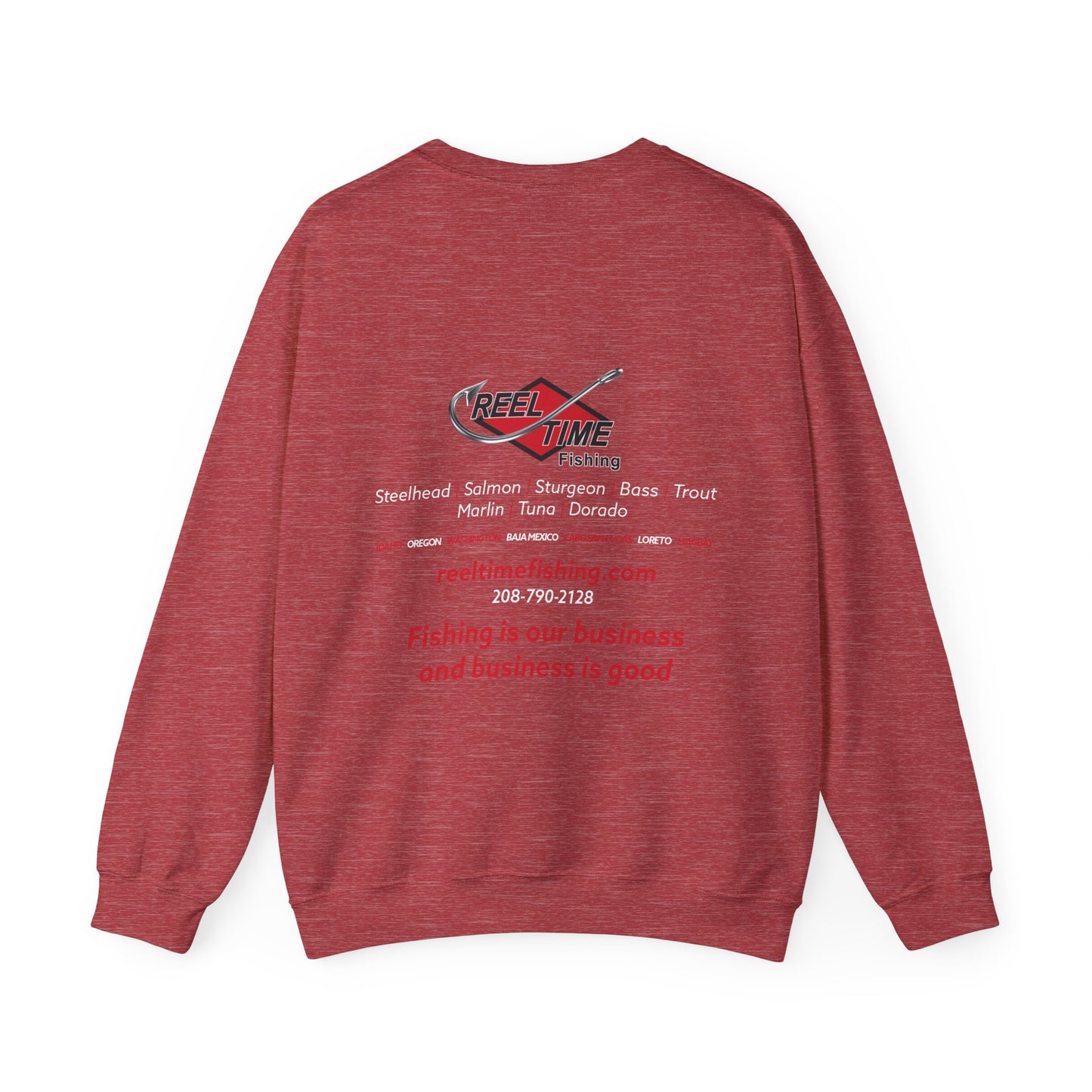 Light-Mid Weight Reel Time Fishing Sweatshirt
