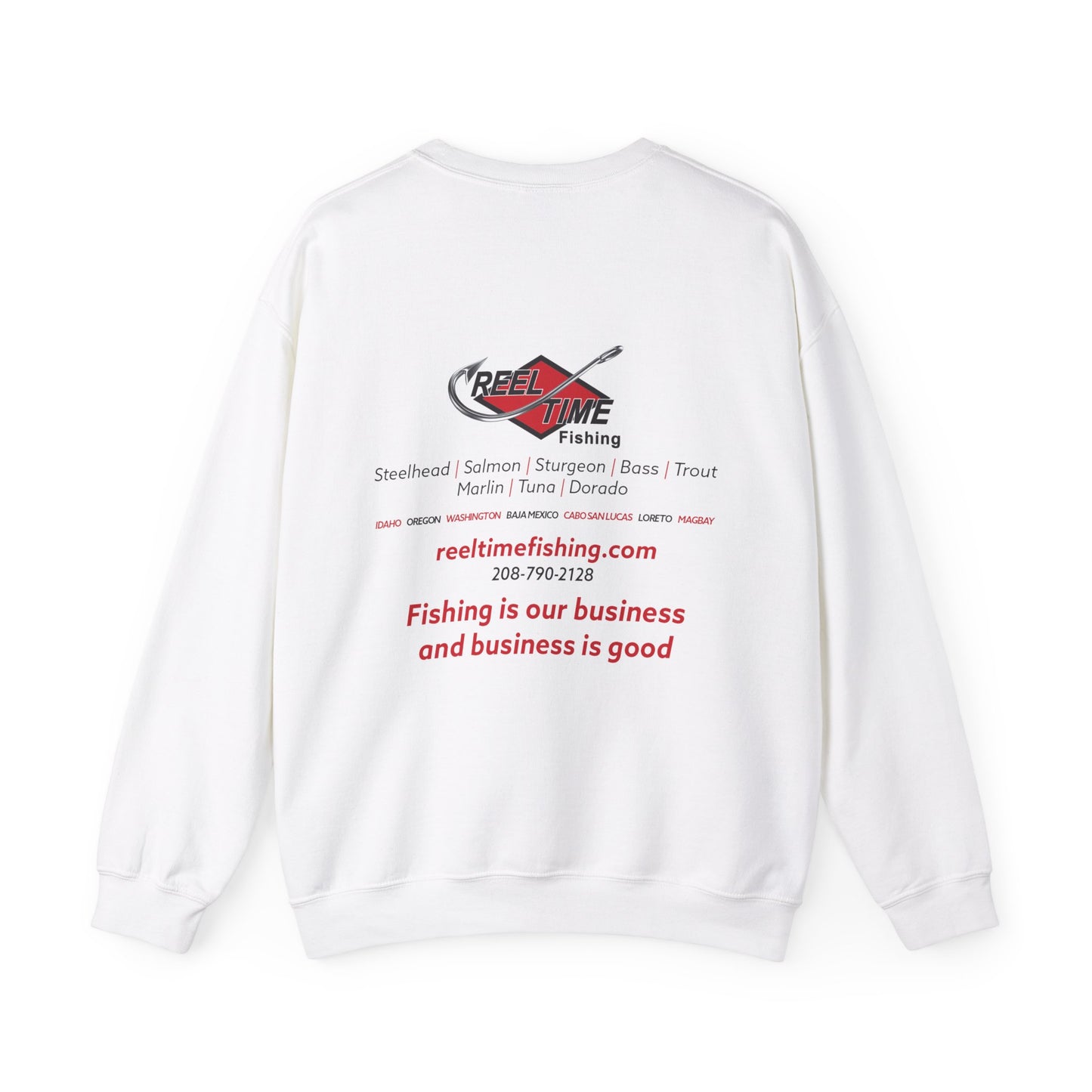 Light-Mid Weight Reel Time Fishing Sweatshirt