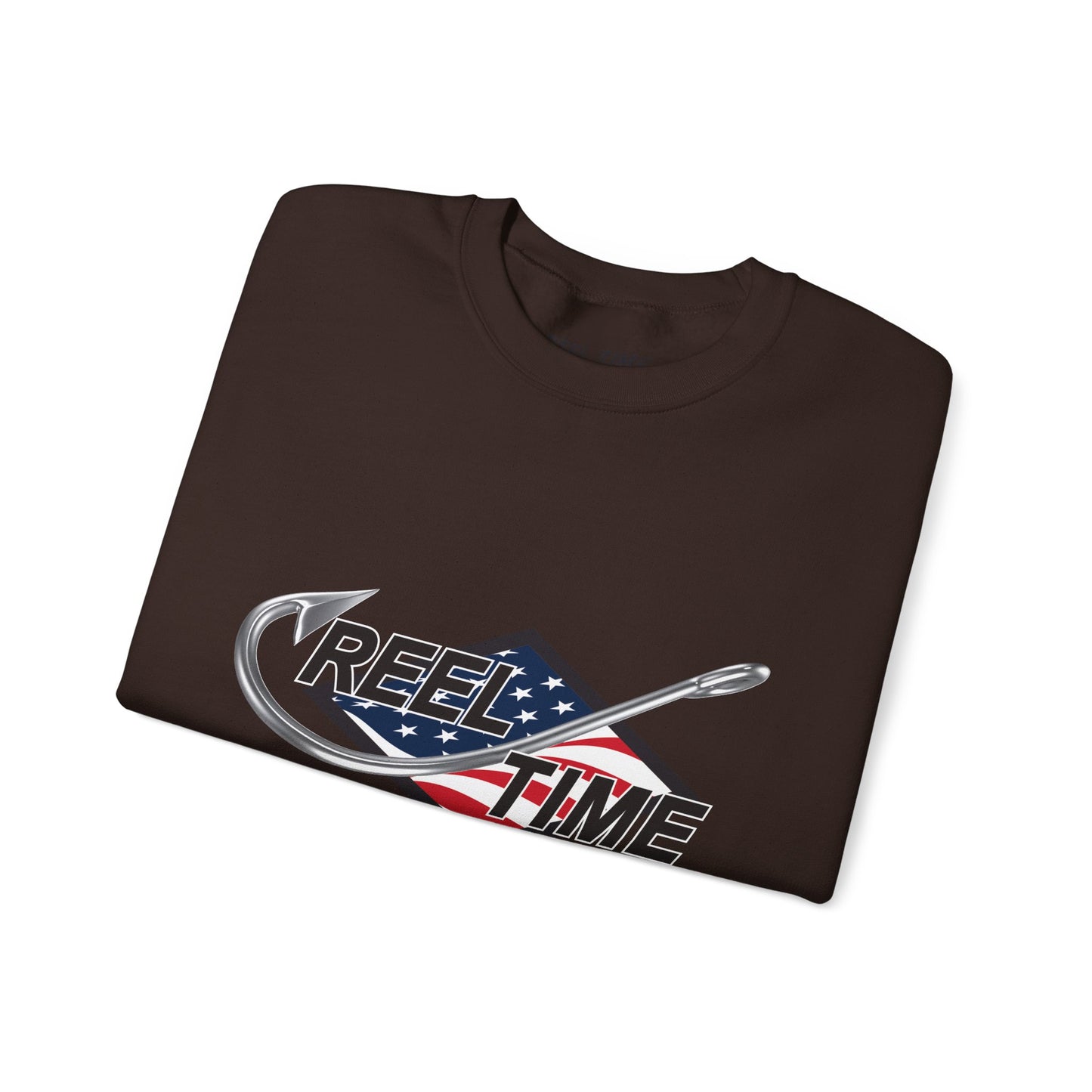 Light-Mid Weight Reel Time Fishing Sweatshirt