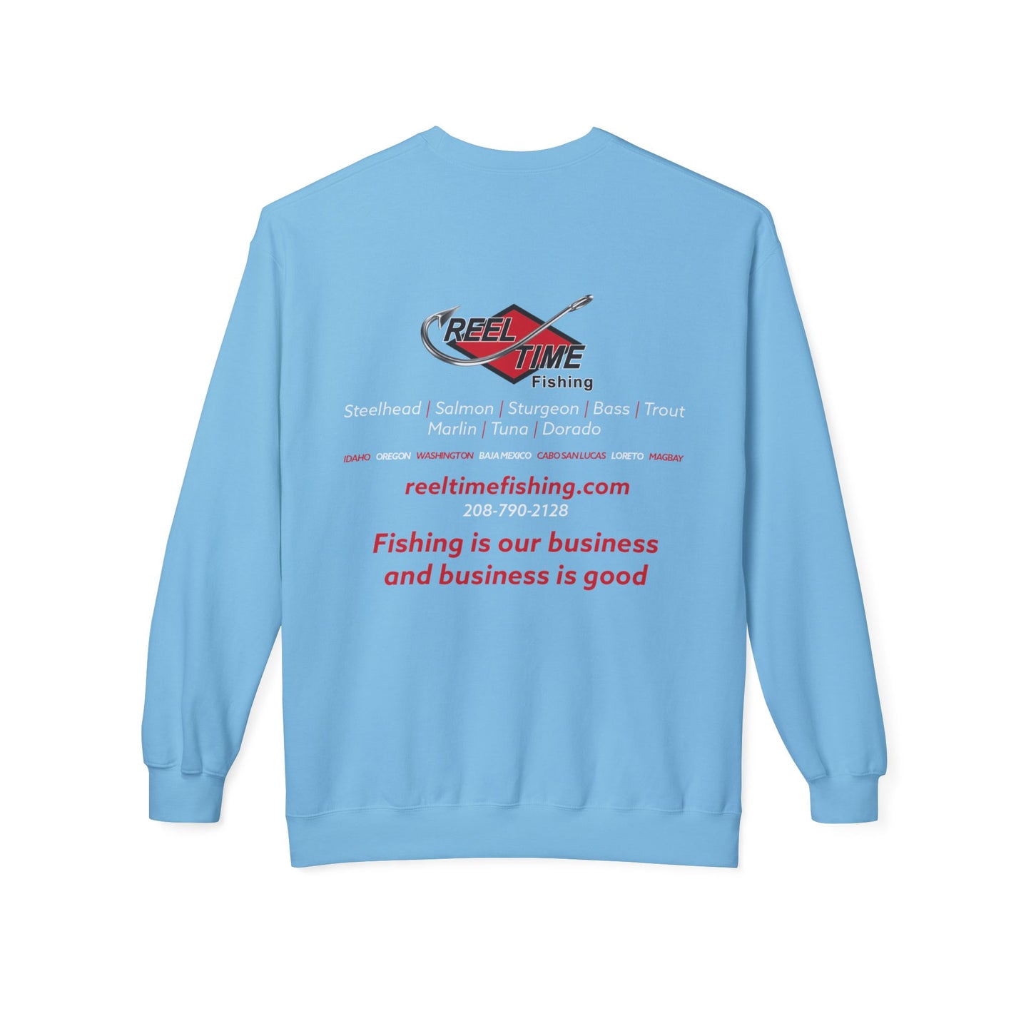 Mid-Weight Reel Time Fishing Crewneck Sweatshirt