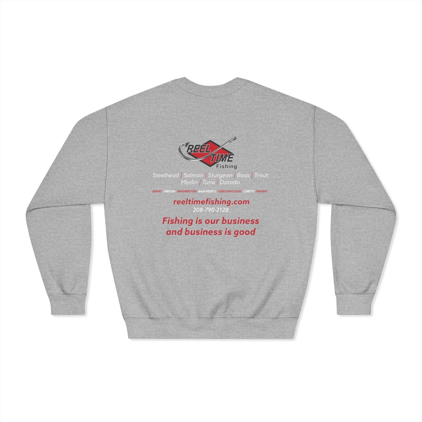 Heavy Reel Time Fishing Crewneck Sweatshirt
