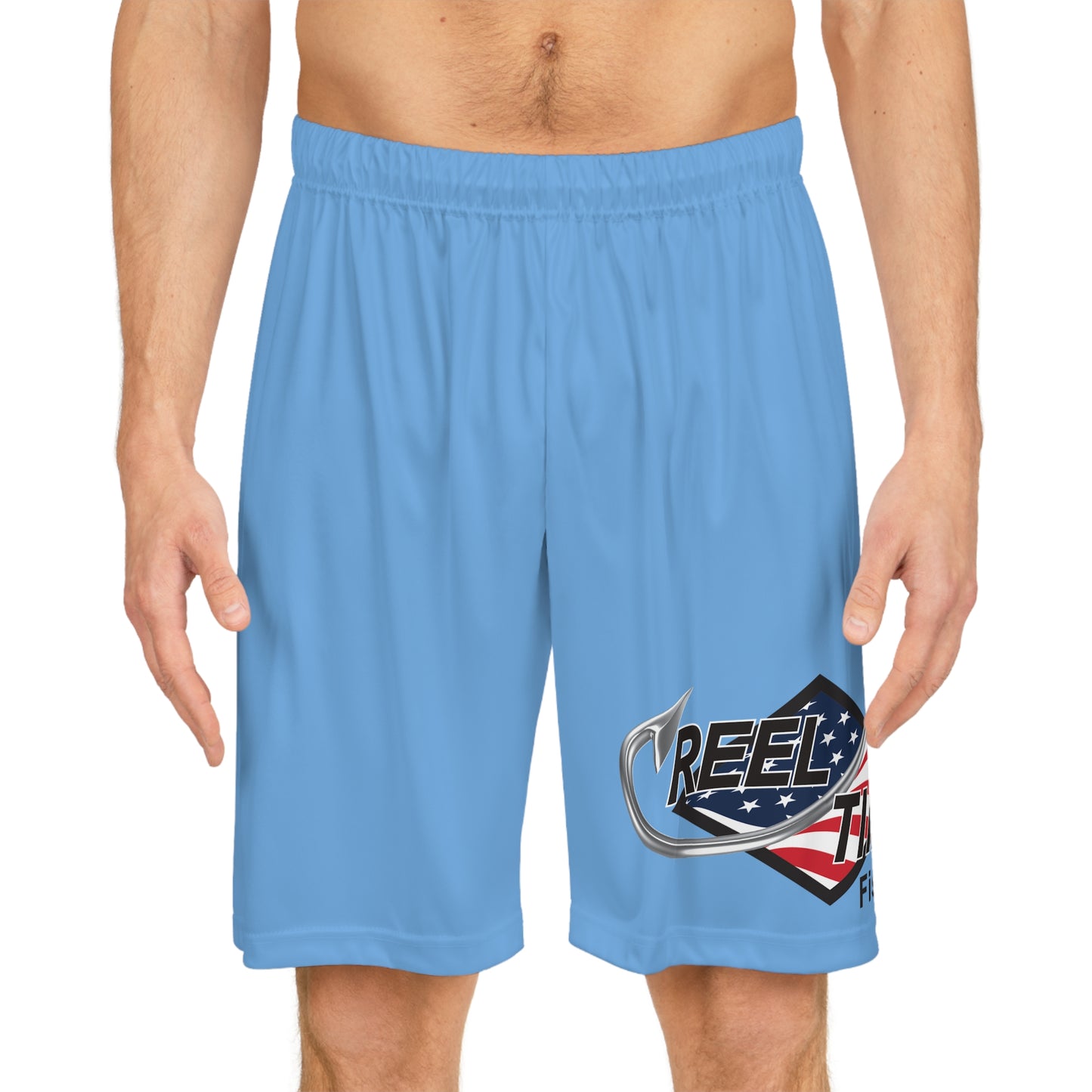 Reel Time Fishing Basketball Shorts