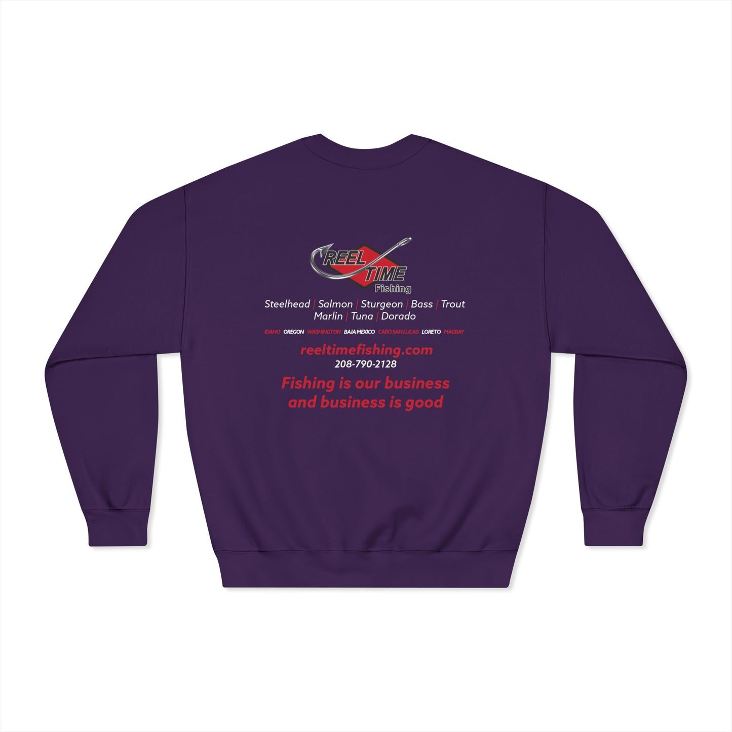 Heavy Reel Time Fishing Crewneck Sweatshirt
