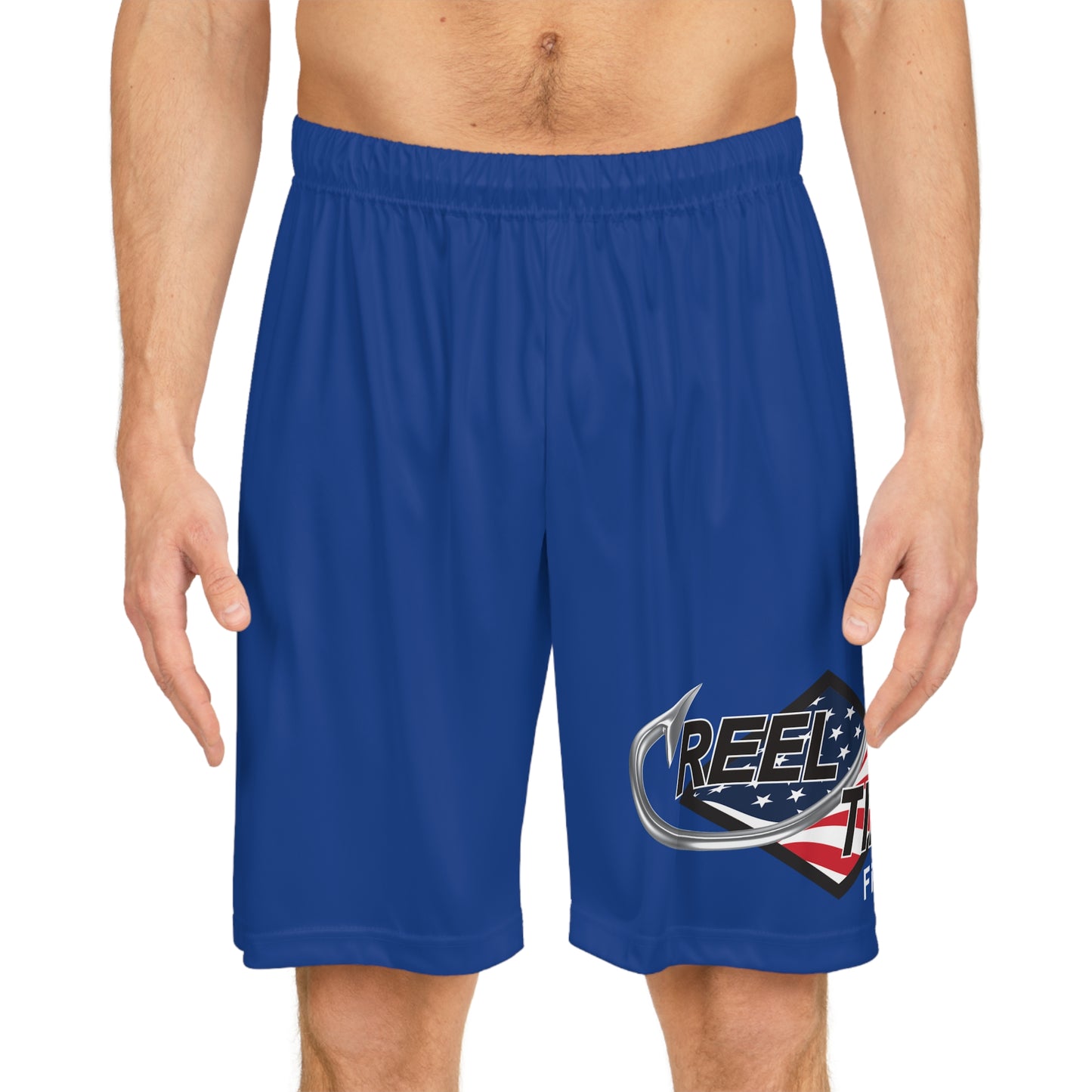 Reel Time Fishing Basketball Shorts