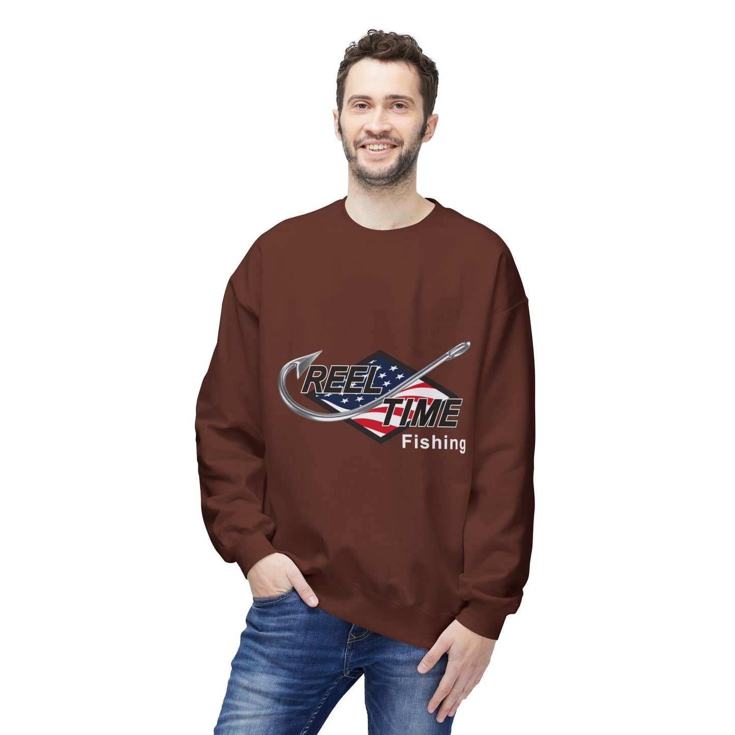 Mid-Weight Reel Time Fishing Crewneck Sweatshirt