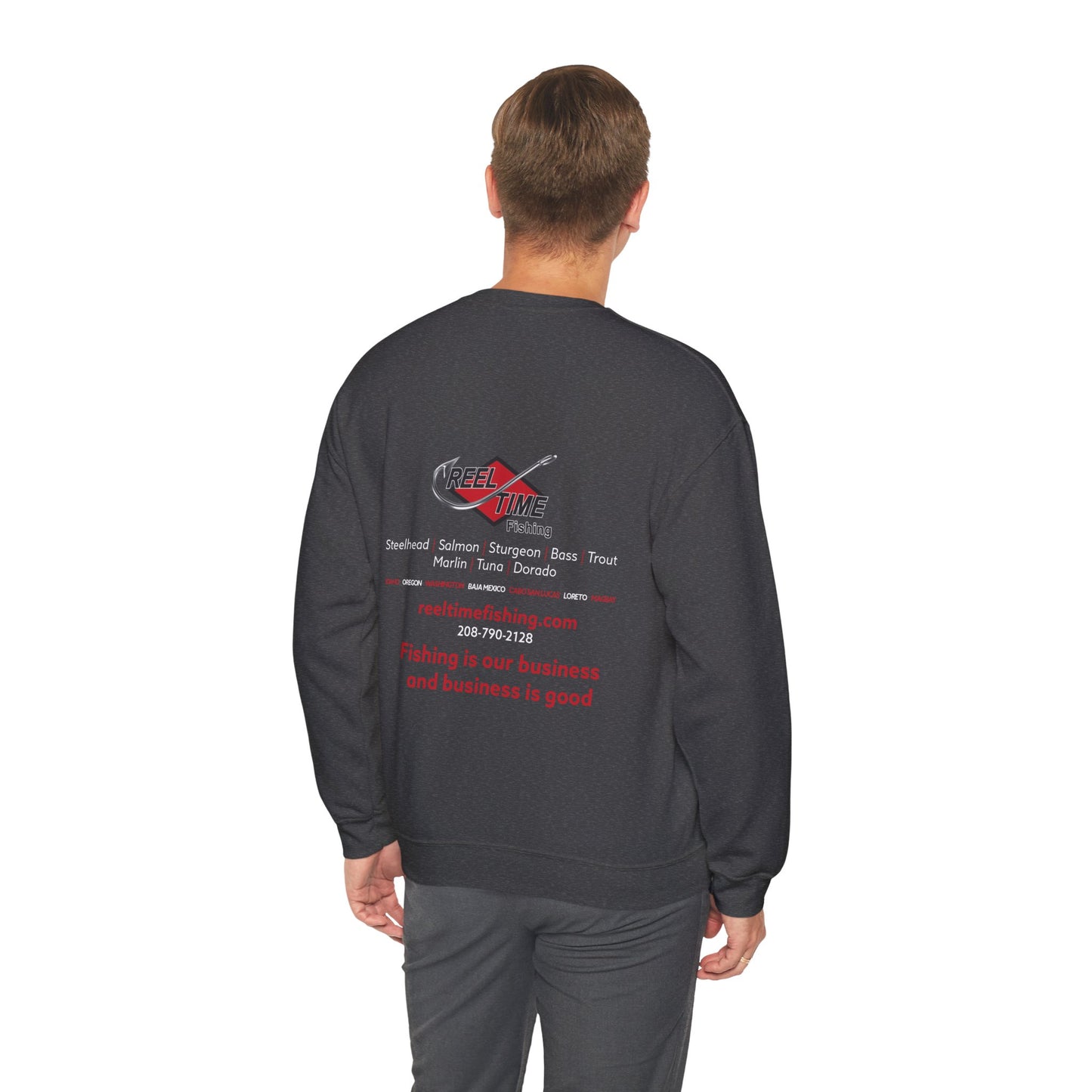 Light-Mid Weight Reel Time Fishing Sweatshirt