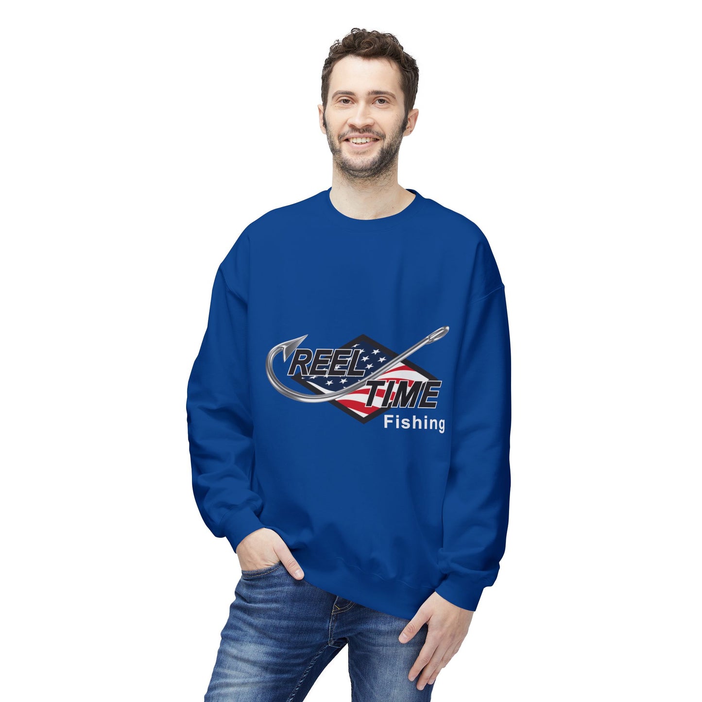Mid-Weight Reel Time Fishing Crewneck Sweatshirt