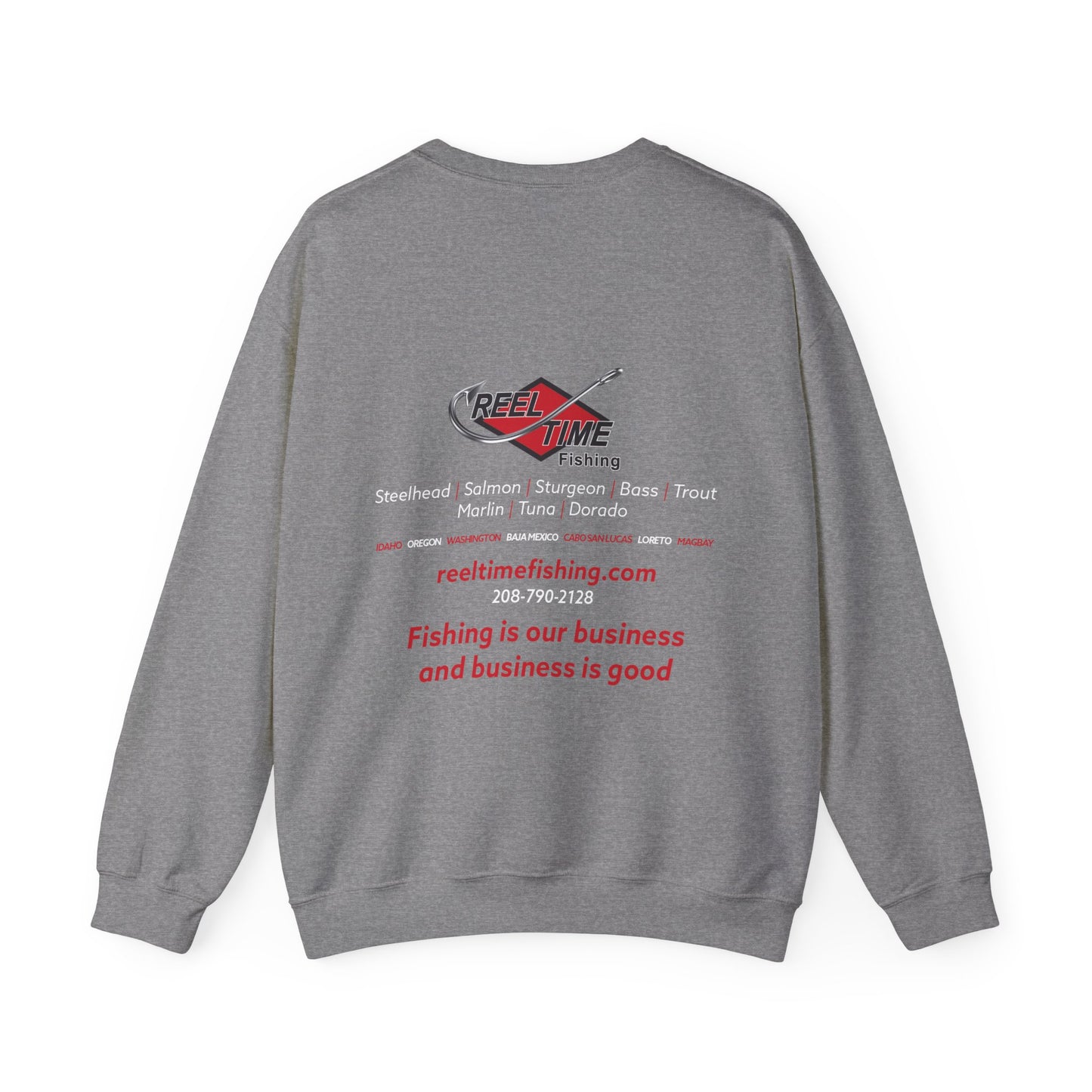 Light-Mid Weight Reel Time Fishing Sweatshirt