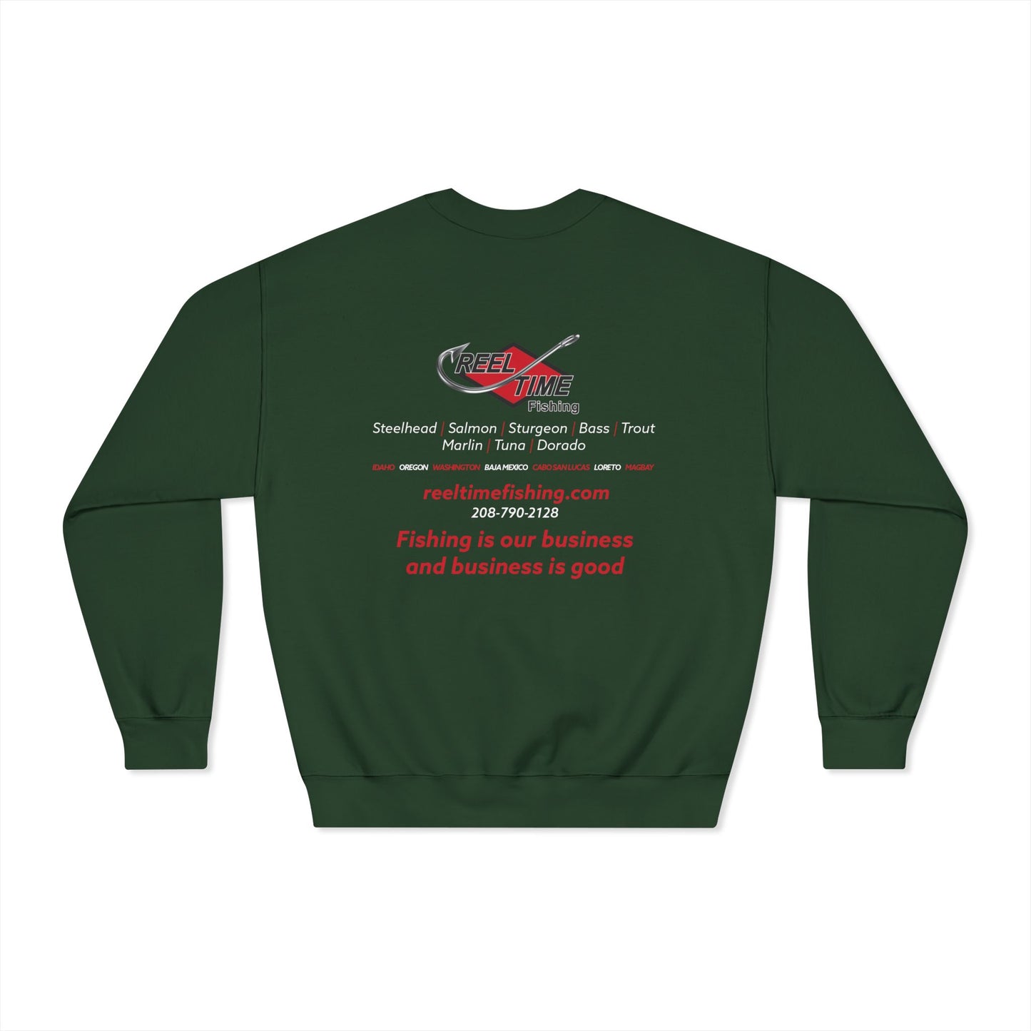 Heavy Reel Time Fishing Crewneck Sweatshirt