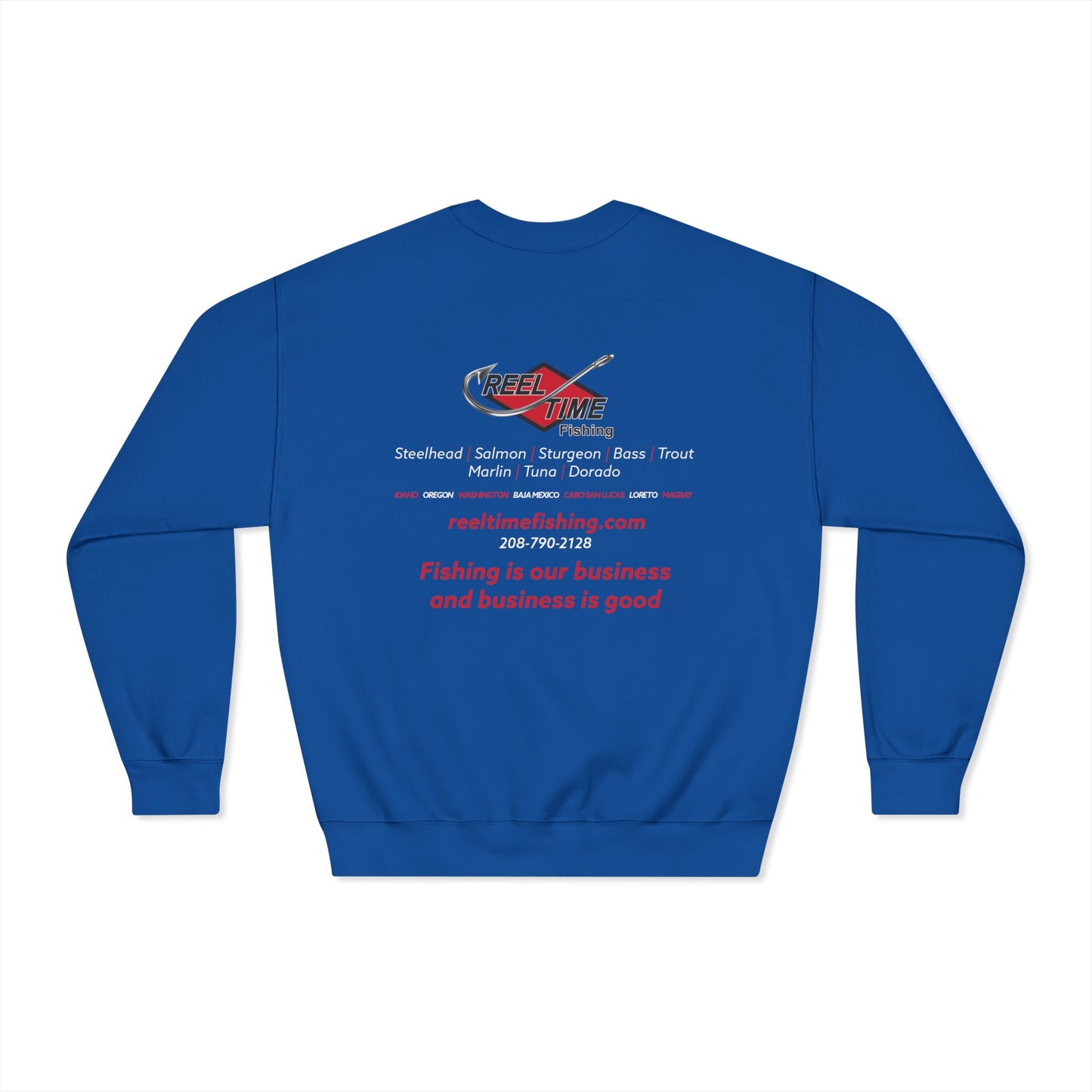 Heavy Reel Time Fishing Crewneck Sweatshirt