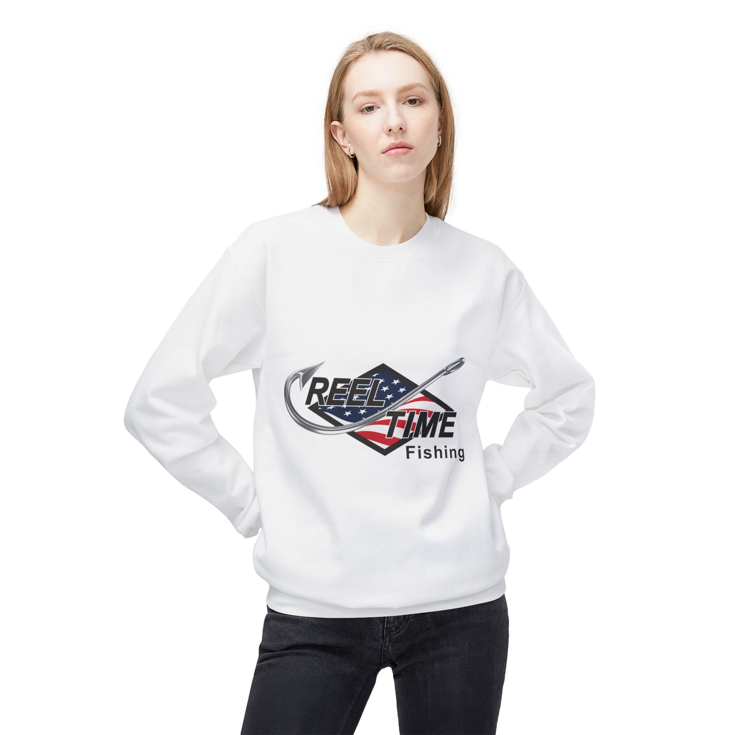 Mid-Weight Reel Time Fishing Crewneck Sweatshirt