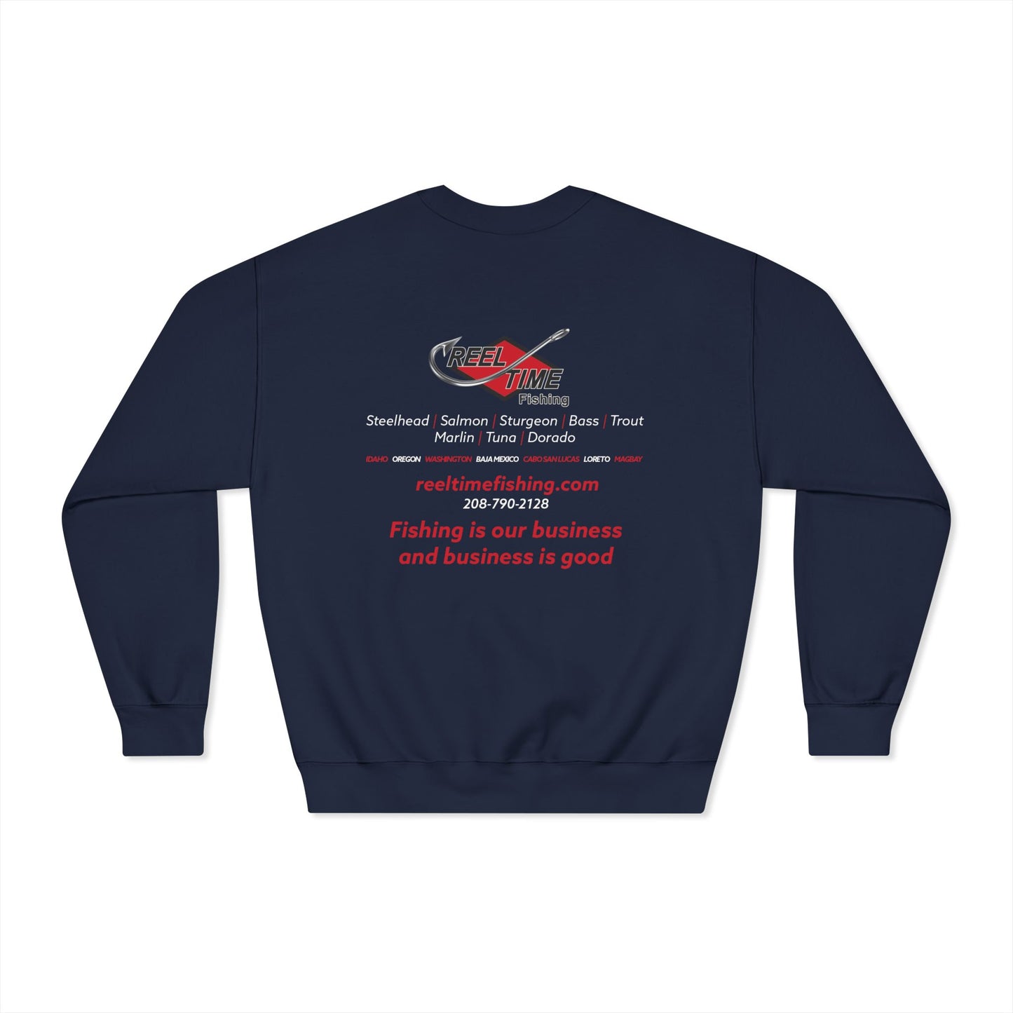 Heavy Reel Time Fishing Crewneck Sweatshirt
