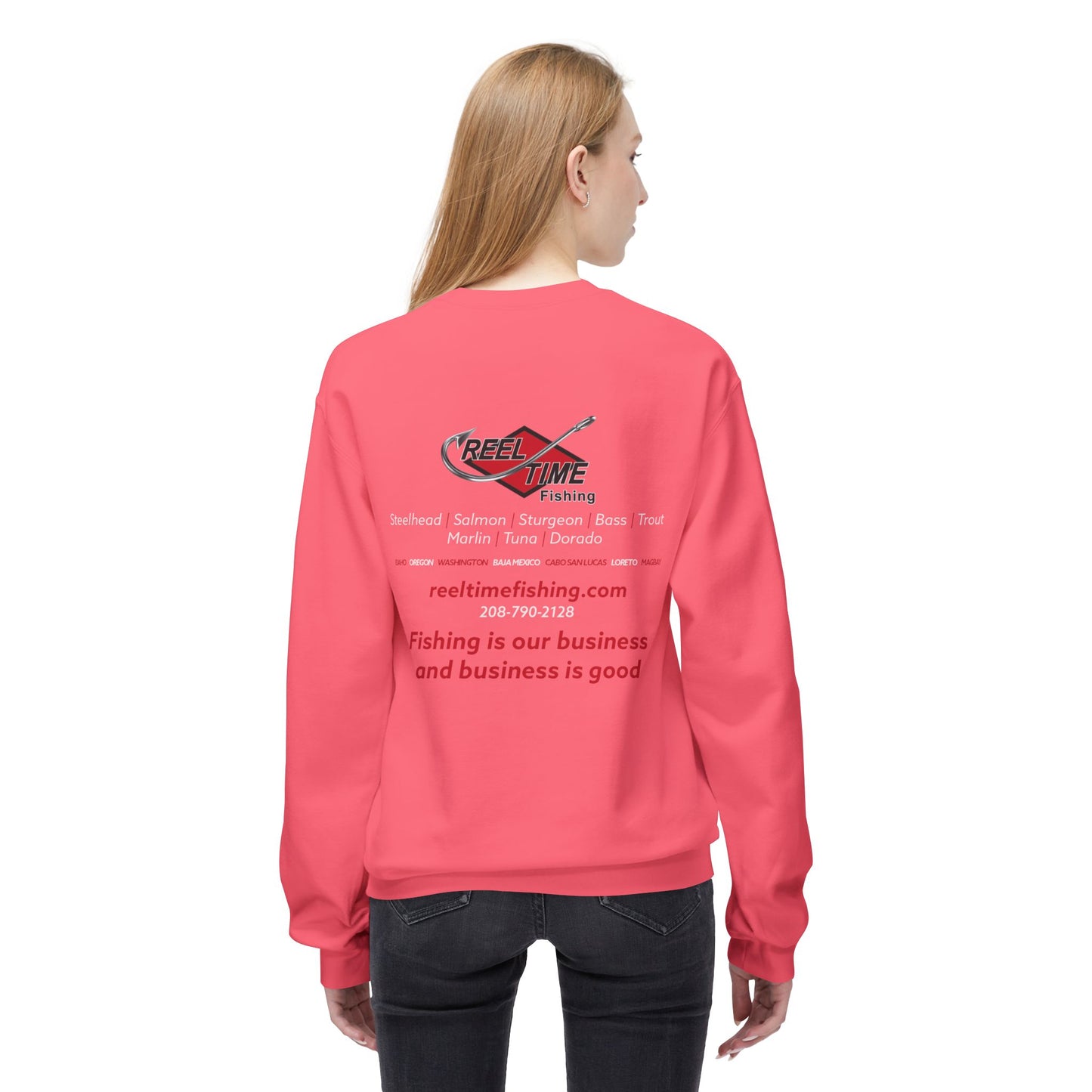 Mid-Weight Reel Time Fishing Crewneck Sweatshirt
