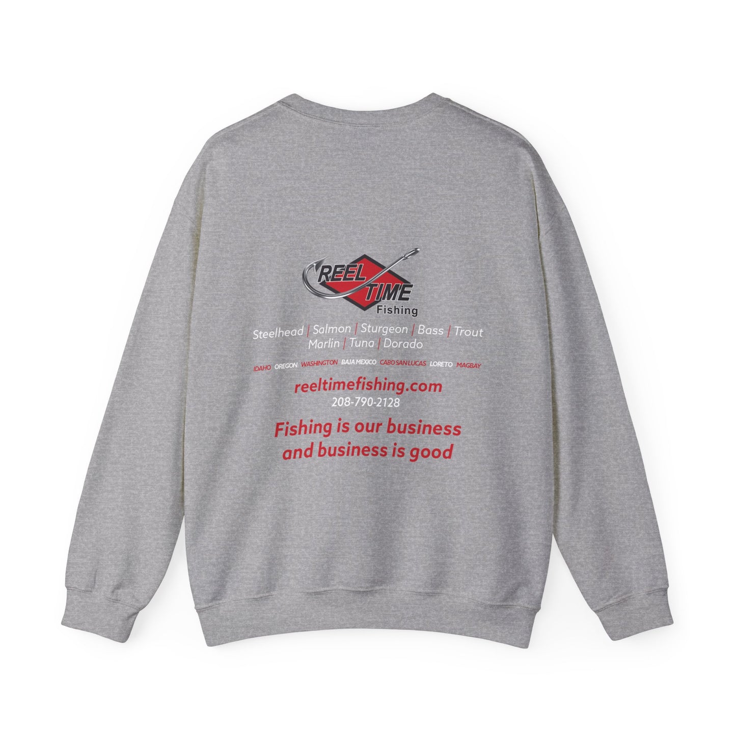 Light-Mid Weight Reel Time Fishing Sweatshirt