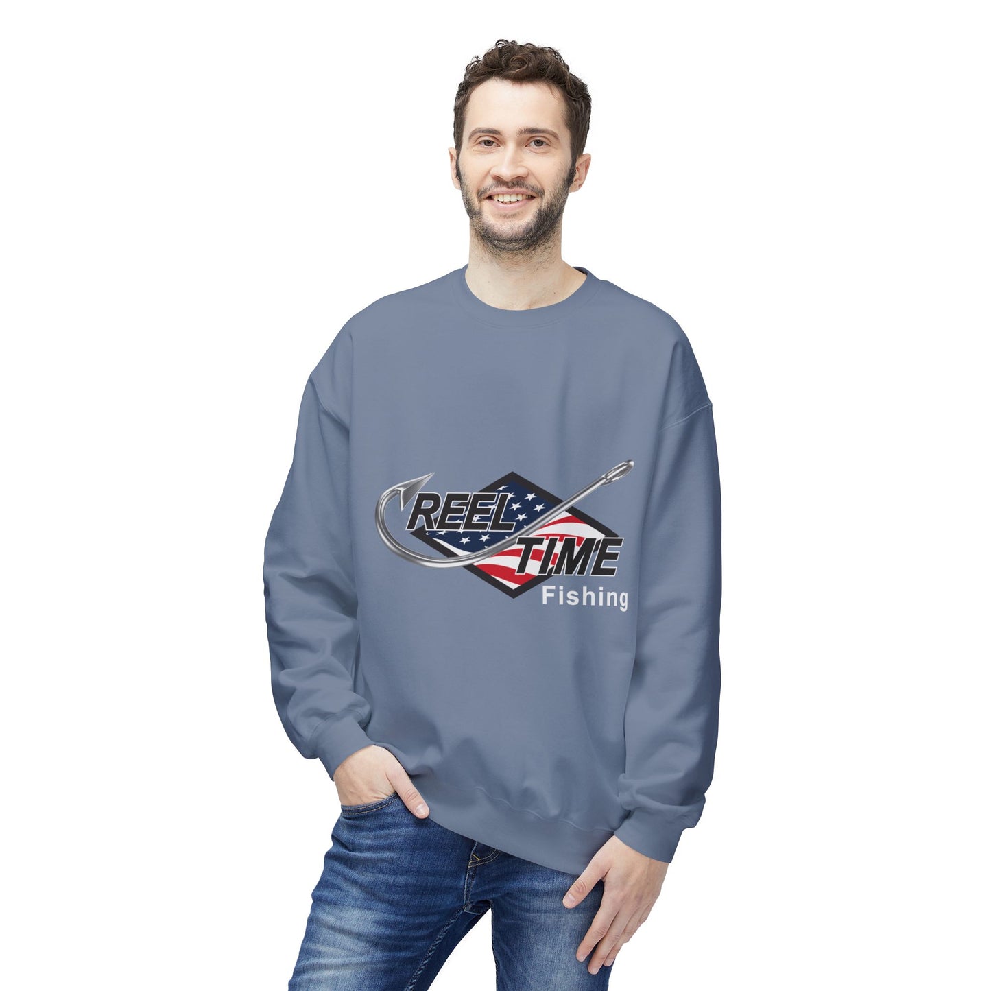 Mid-Weight Reel Time Fishing Crewneck Sweatshirt