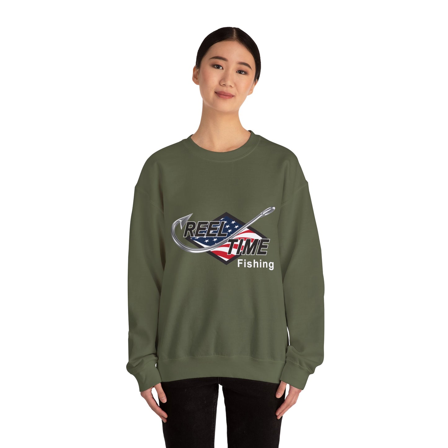Light-Mid Weight Reel Time Fishing Sweatshirt