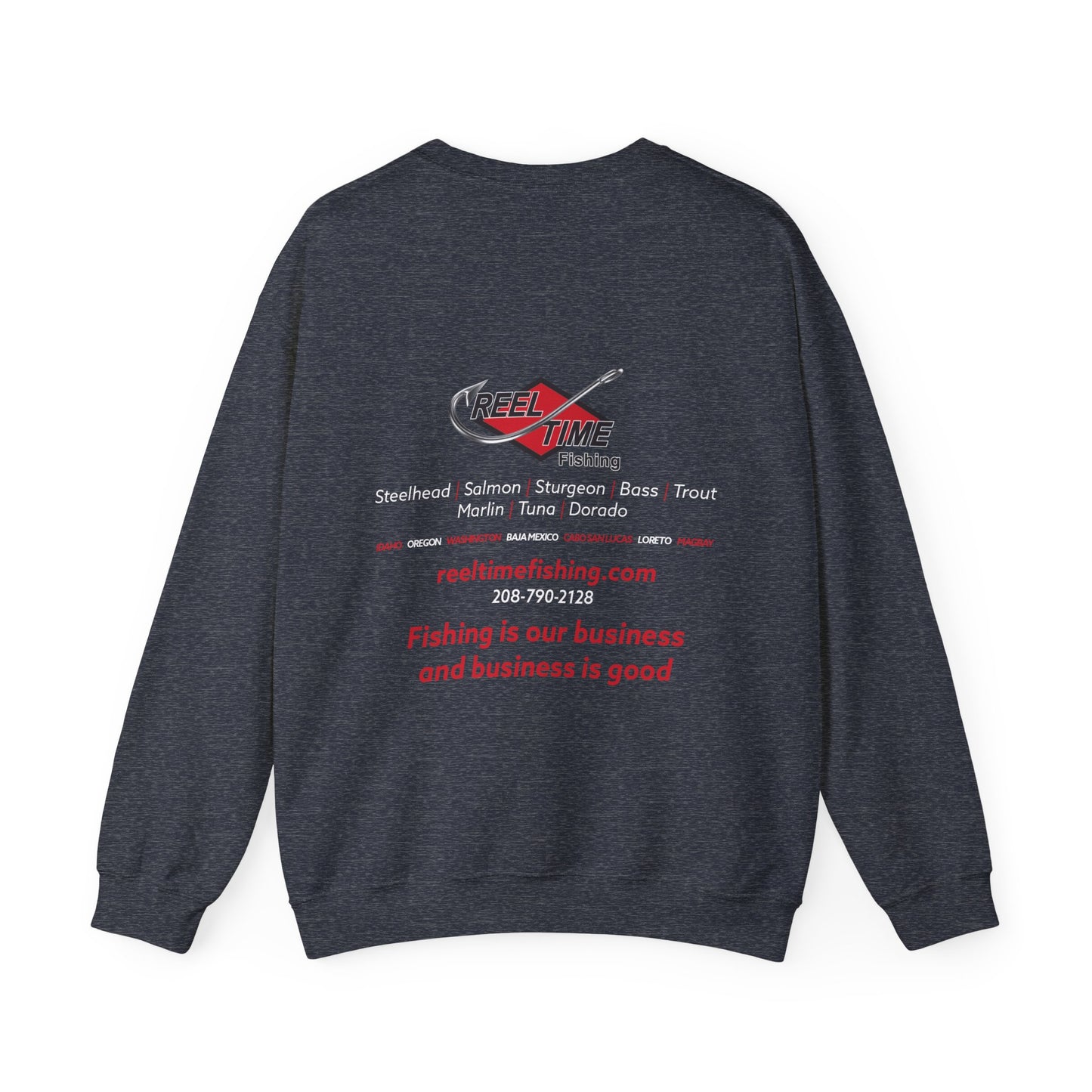Light-Mid Weight Reel Time Fishing Sweatshirt