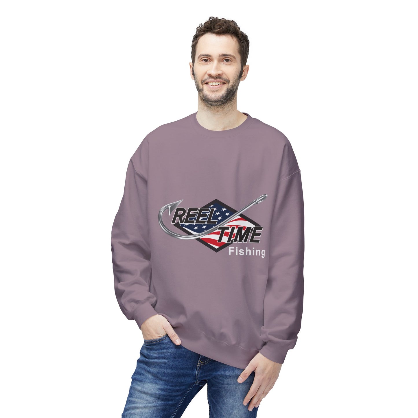 Mid-Weight Reel Time Fishing Crewneck Sweatshirt