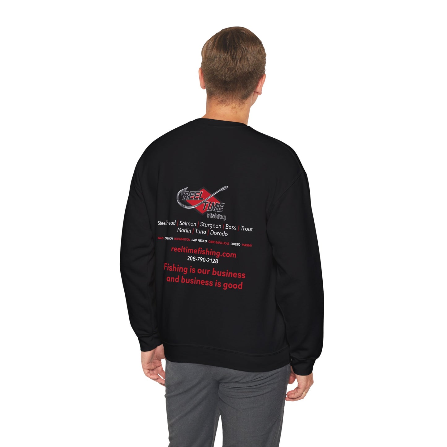 Light-Mid Weight Reel Time Fishing Sweatshirt