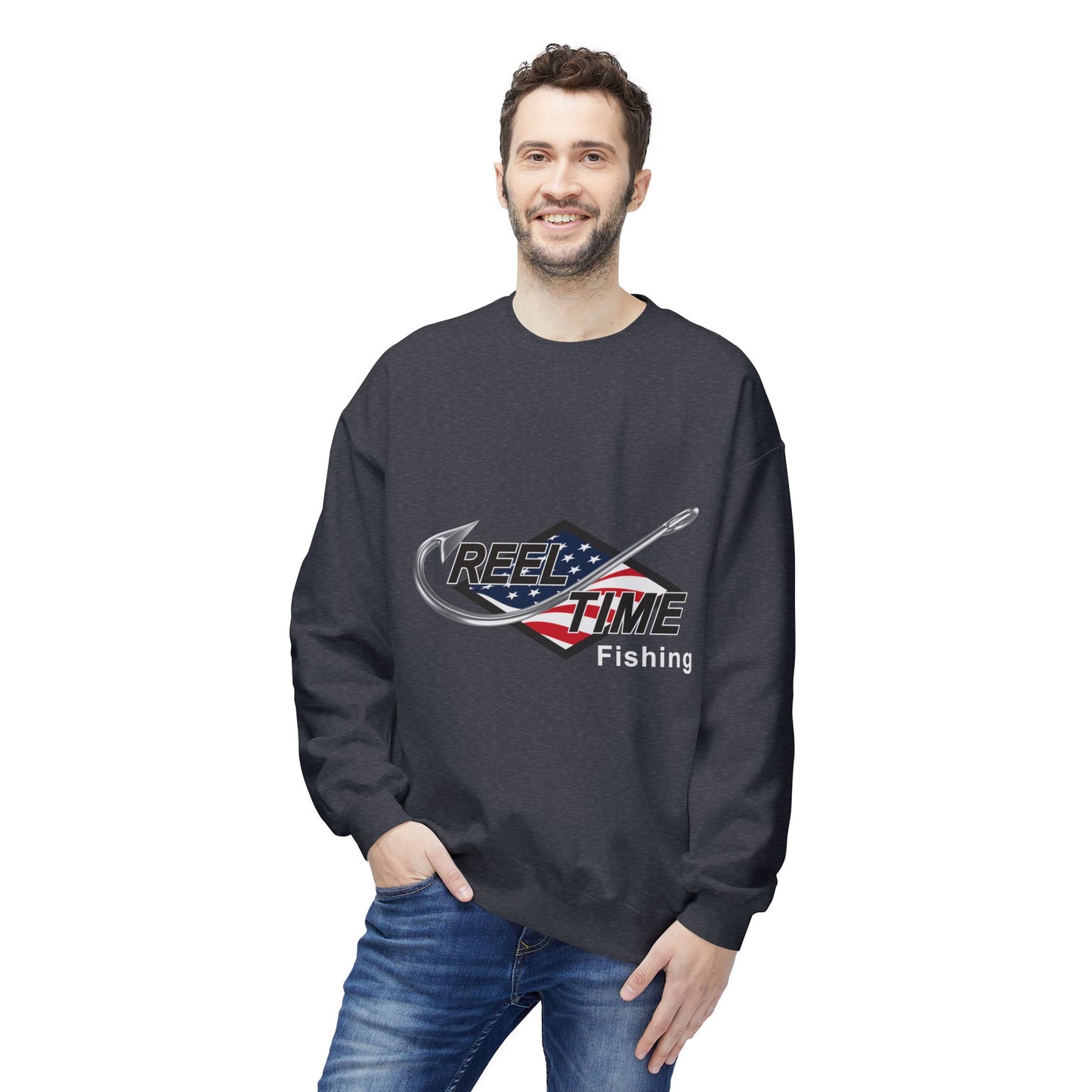 Mid-Weight Reel Time Fishing Crewneck Sweatshirt