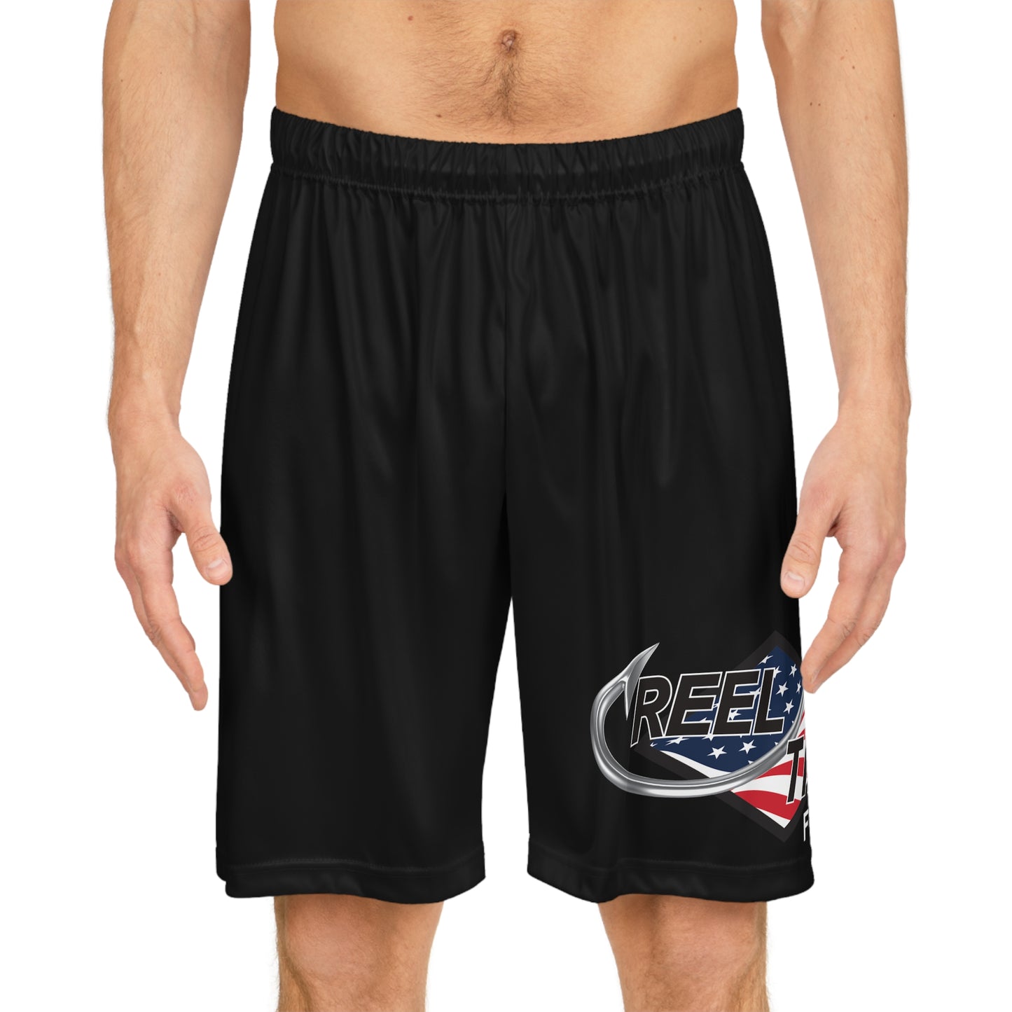 Reel Time Fishing Basketball Shorts