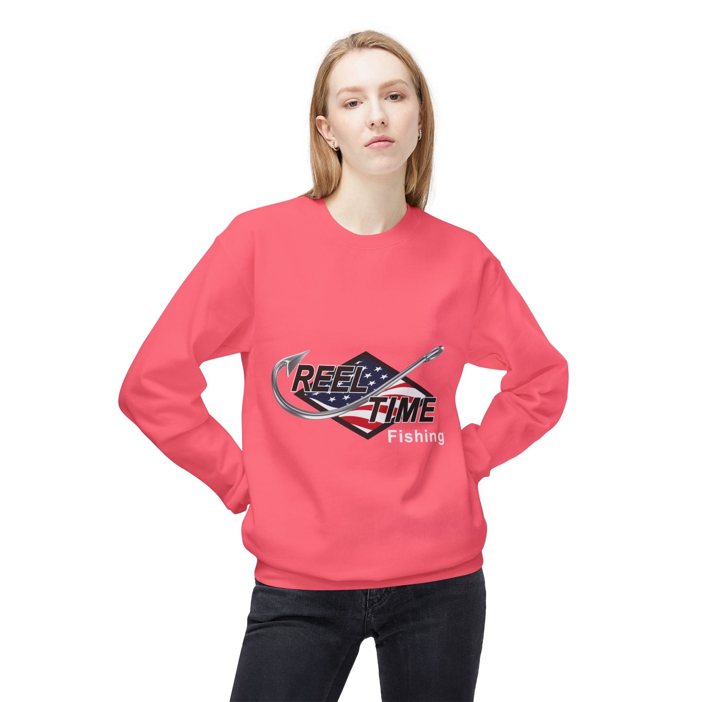 Mid-Weight Reel Time Fishing Crewneck Sweatshirt