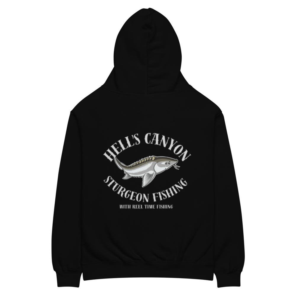 Heavy pull over Sturgeon Hoodie dark