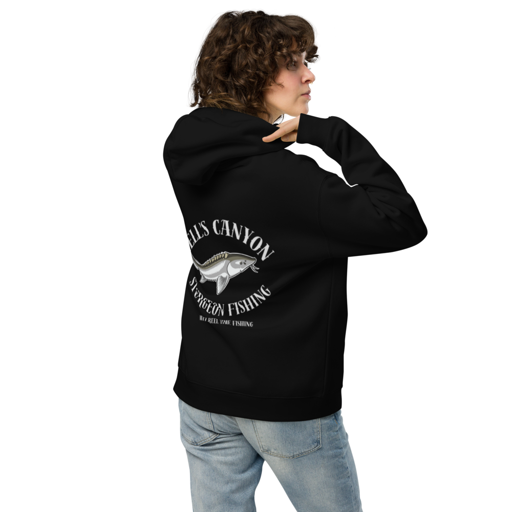 Heavy pull over Sturgeon Hoodie dark