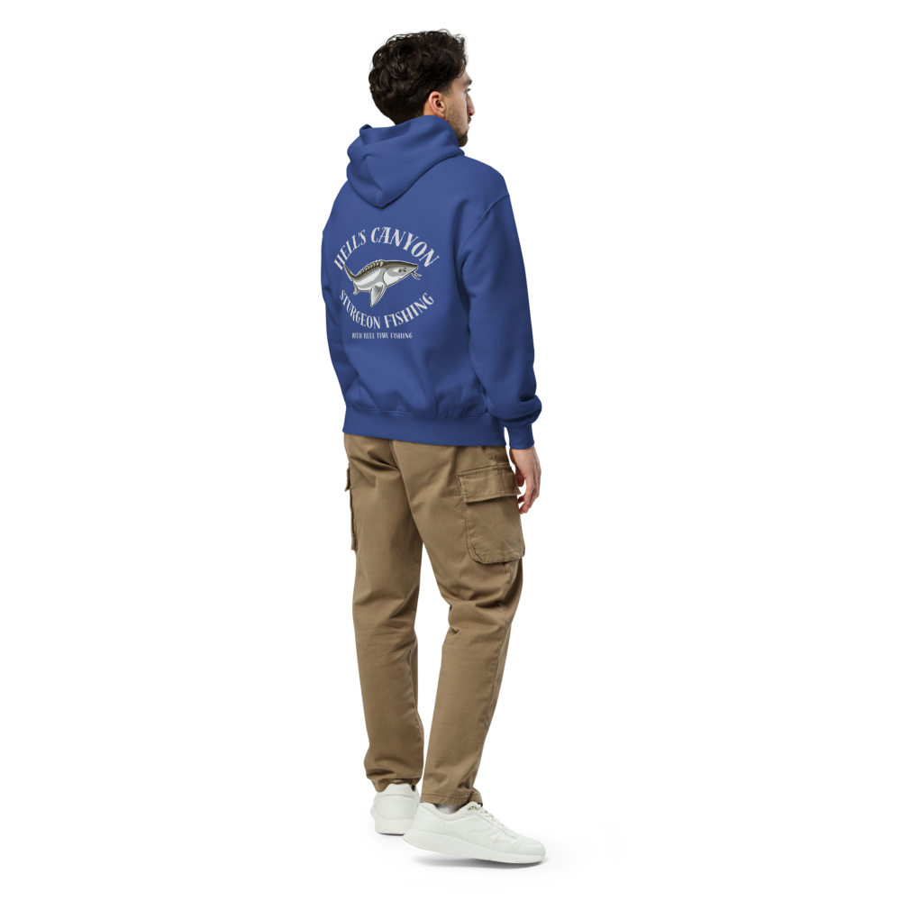 Heavy pull over Sturgeon Hoodie dark