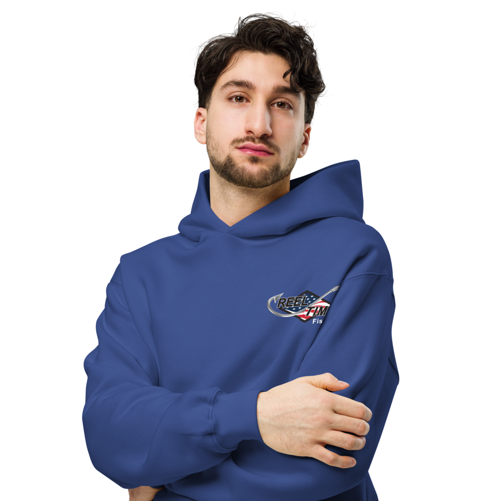 Heavy pull over Sturgeon Hoodie dark