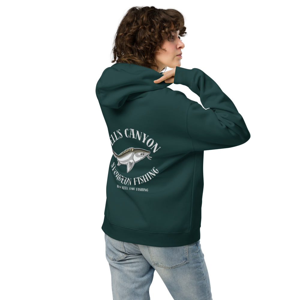 Heavy pull over Sturgeon Hoodie dark