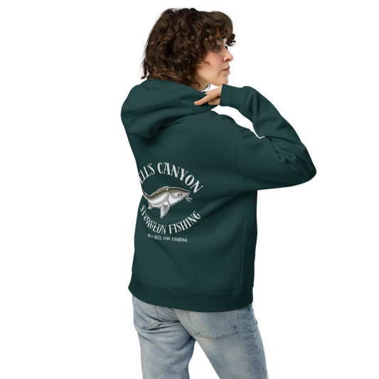 Heavy pull over Sturgeon Hoodie dark