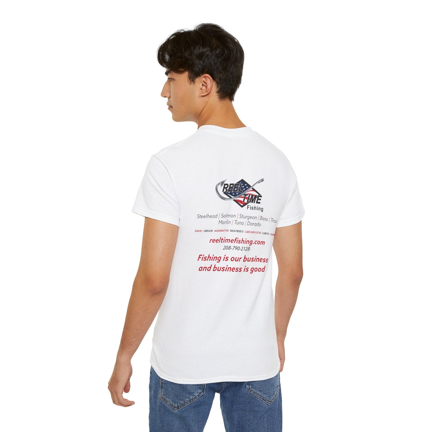Gabe Hanford Salmon Fishing Tee