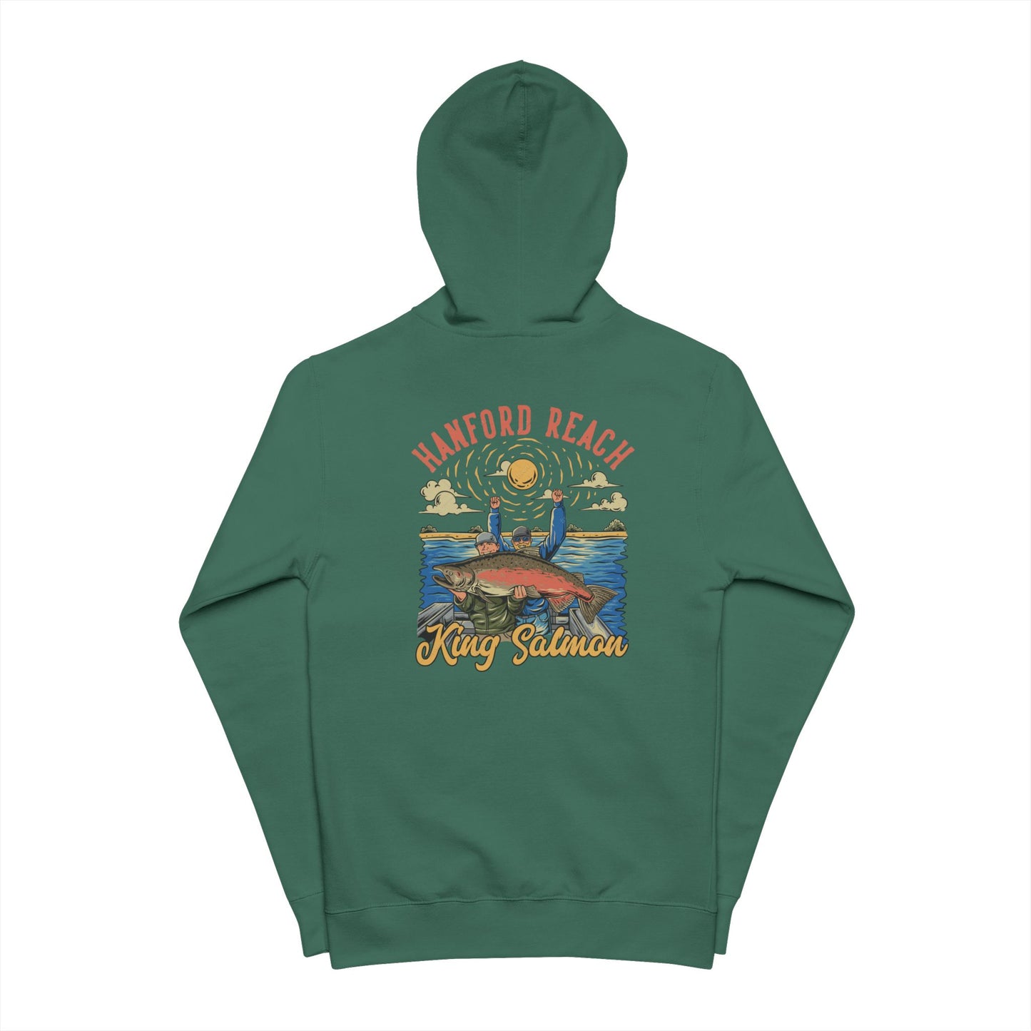 Gabe Salmon Catch Zip Up Hoodie