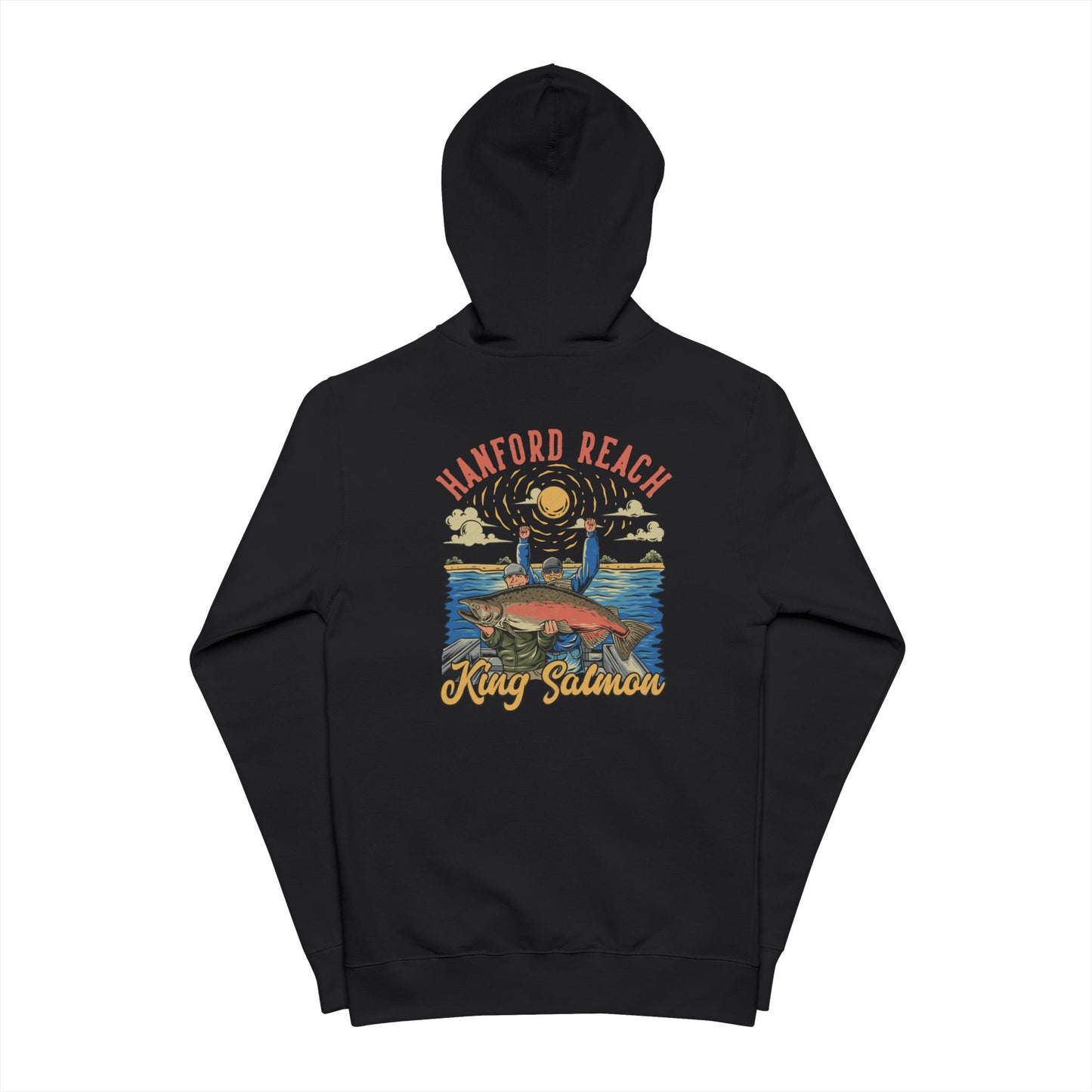 Gabe Salmon Catch Zip Up Hoodie
