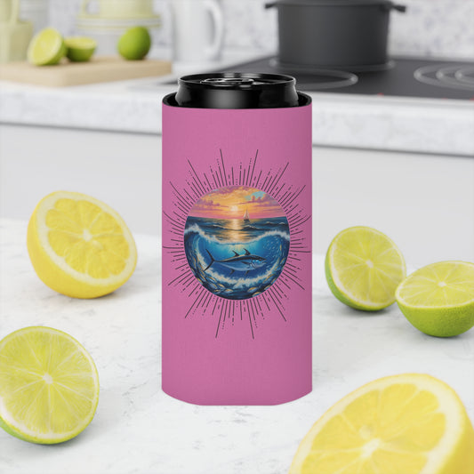 Fishing Can Cooler for Outdoor Lovers, Summer BBQ, Beach Accessories, Camping Gear, Unique Gift for Fishermen