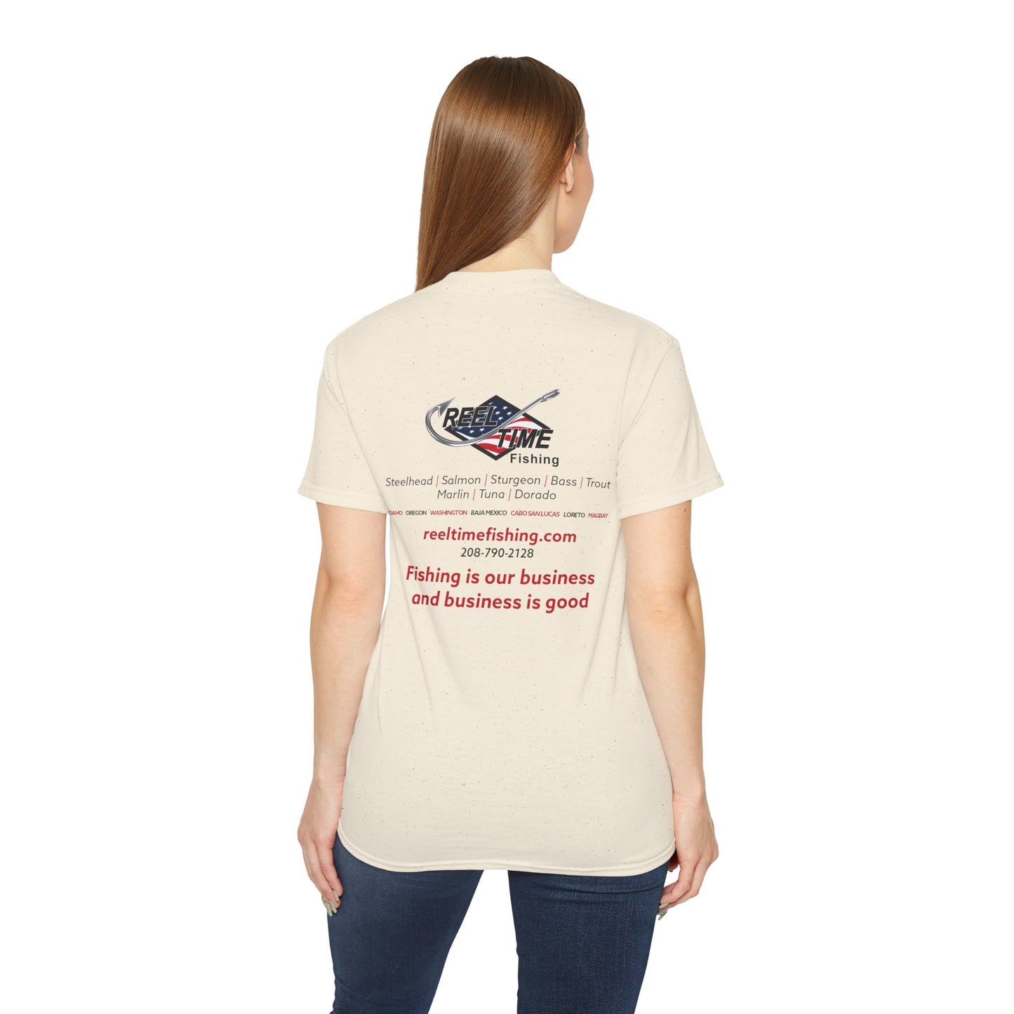 Gabe Hanford Salmon Fishing Tee