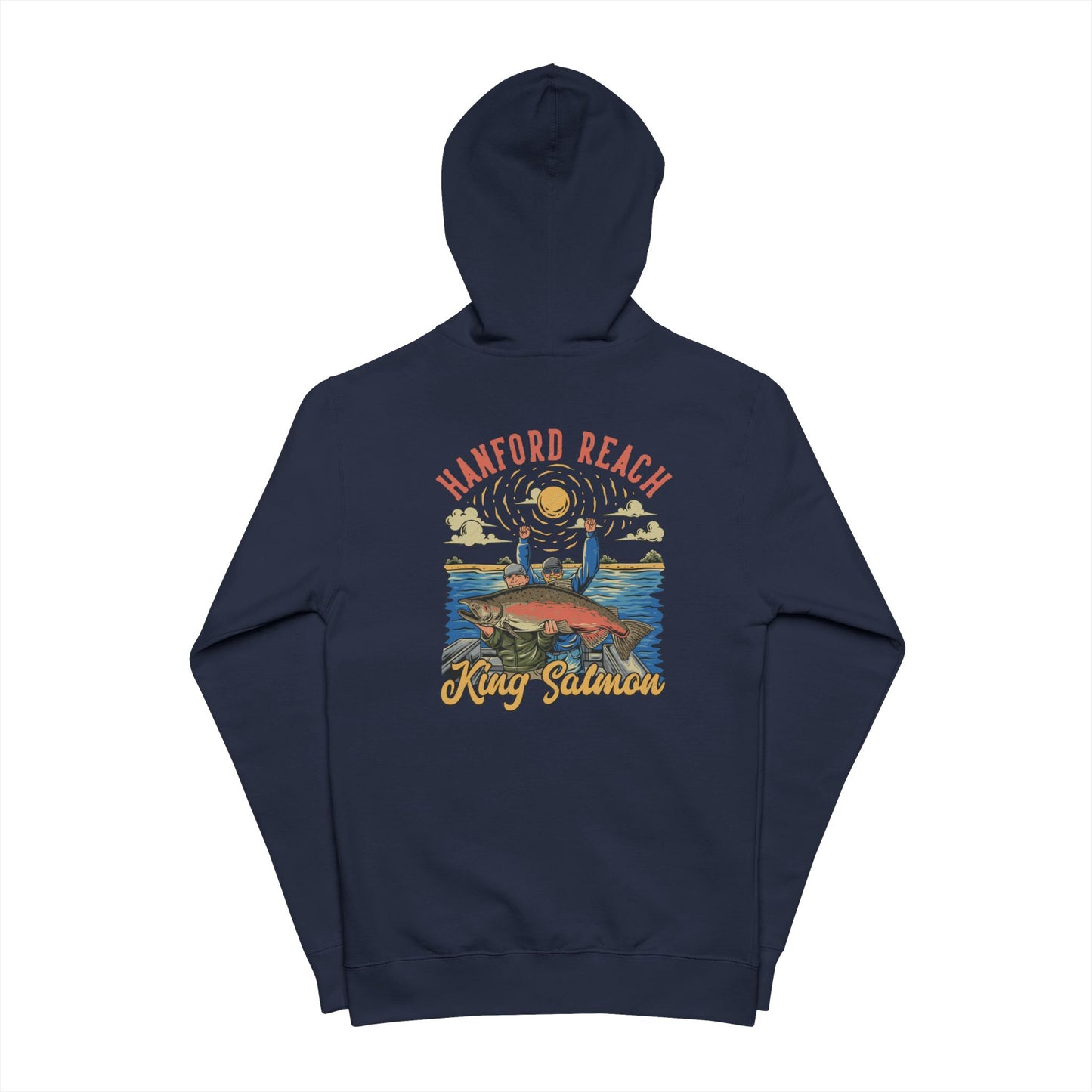 Gabe Salmon Catch Zip Up Hoodie